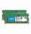 Crucial - DDR4 - kit - 16 GB: 2 x 8 GB - SO-DIMM 260-pin - 2400 MHz / PC4-19200 - unbuffered